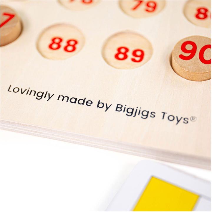 Actual product image Bigjigs Bingo game (English, German, French, Italian)