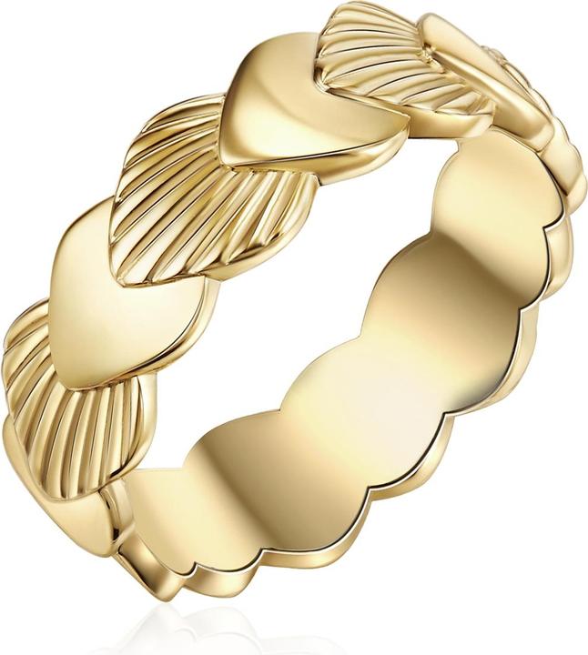 Produktbild Lulu & Jane Damen Ring Muschel Messing - 35142 (52)