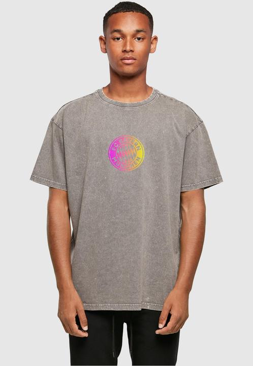 Produktbild FC Bayern München Logo PY Acid Washed Heavy Oversize Tee - 115635 (S)