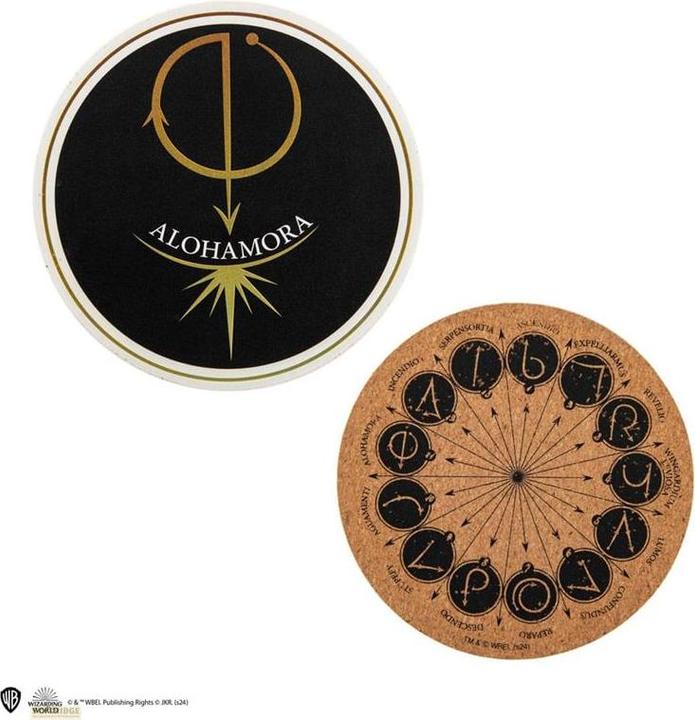 Productafbeelding Cinereplicas Harry Potter Onderzetter 2-Pack Spreuk & Bedels (2 x)