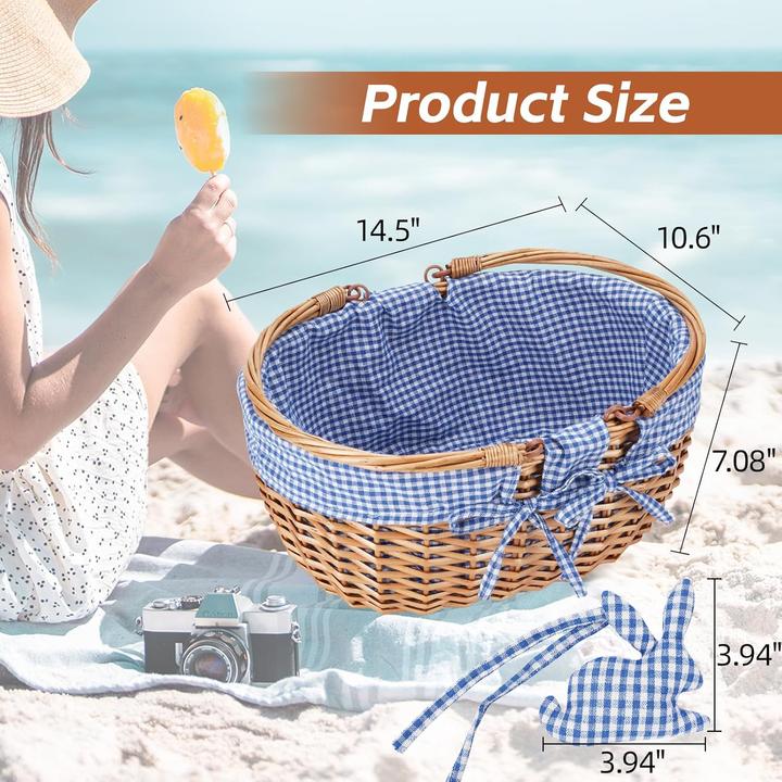 Actual product image G Good Gain Picknickkorb mit Griffen