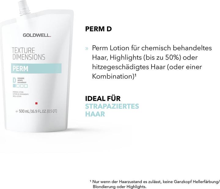 Produktbild Goldwell Texture Dimensions - Perm D - Damaged (500 ml)