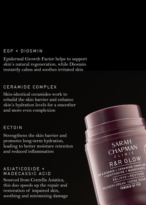 Immagine prodotto Sarah Chapman Crema di recupero R & R Glow (30 ml, Crema 24h)