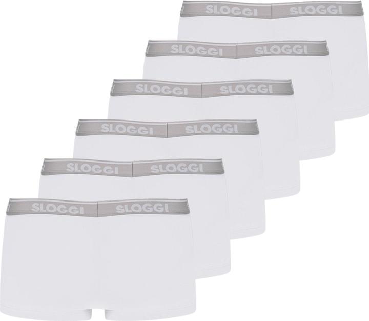 Produktbild Sloggi Boxershorts Casual Figurbetont (XXL, 6er Pack)