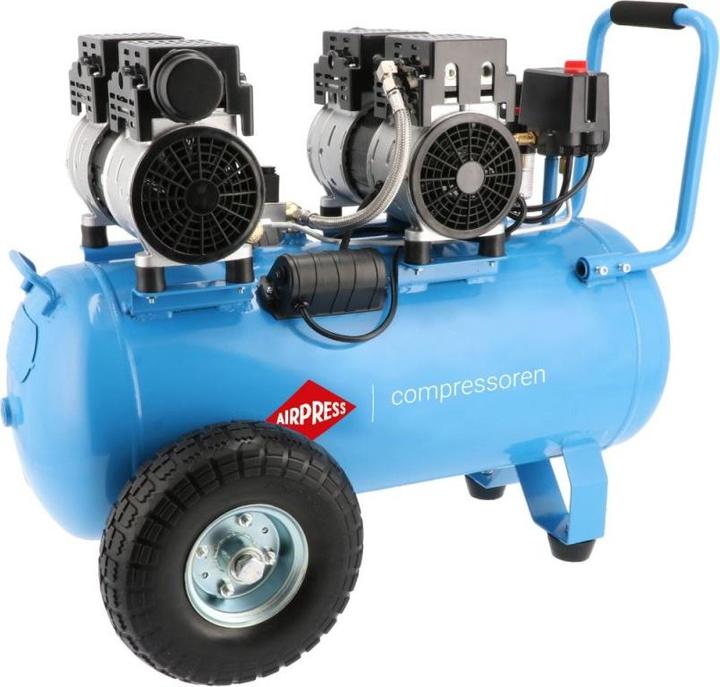 Airpress Kompressor ohne Öl LMO 50-270 8 bar 2 PS/1,5 kW 185 l/min 50 l (8 Bar, 50 l)