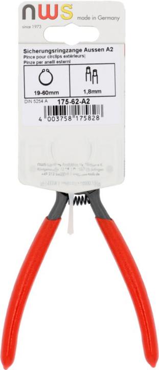 Actual product image NWS Circlip pliers (175 mm)