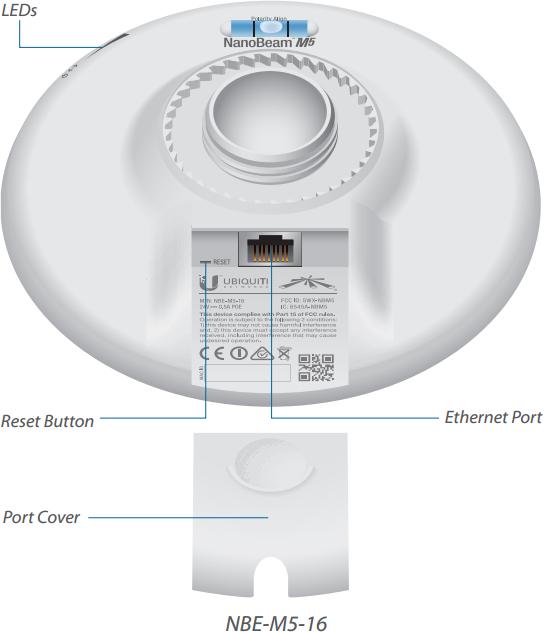 Produktbild Ubiquiti NanoBeam M, NBE-M5-16 (150 Mbit/s)