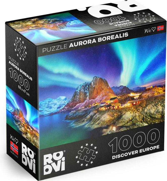 Immagine prodotto D-Toys Puzzle 1000 pieces - Aurora Borealis, Norway (1000 pezzi)