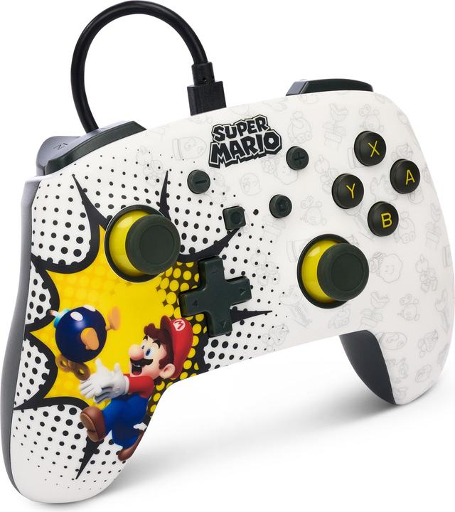 Immagine prodotto PowerA Controller cablato migliorato per Nintendo Switch - Bob-omb Blast (Switch)