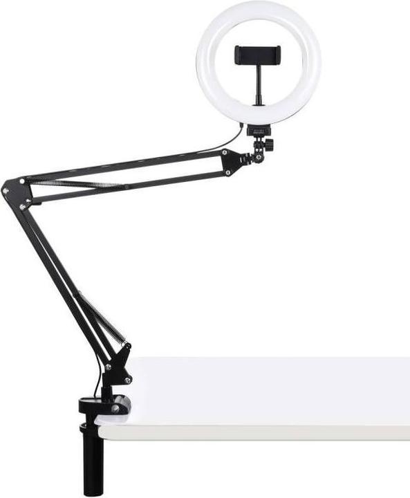 Produktbild Puluz Desktop arm stand with 20cm LED Vlogging Ring PKT3089B (Ringleuchte)