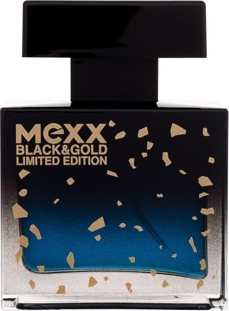 Produktbild Mexx Black & Gold Limited Edition Man Eau de Toilette EDT 30ml holzig fruchtiger Herrenduft (Eau de Toilette, 30 ml)