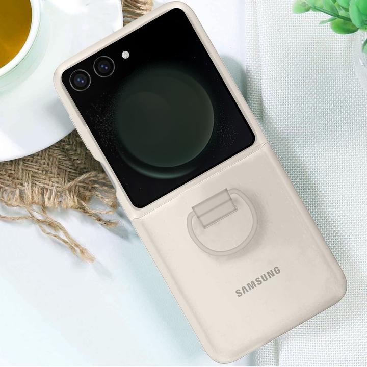 Immagine prodotto Samsung Custodia in silicone con anello (Samsung Galaxy Z Flip5)