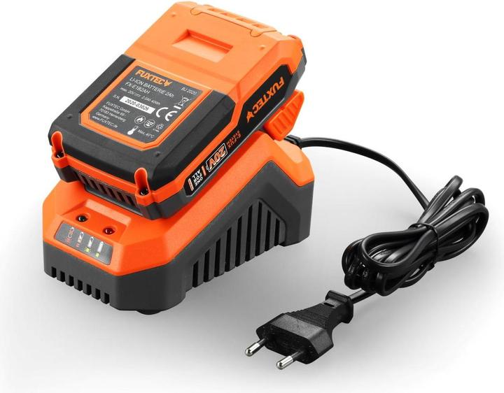 Immagine prodotto Fuxtec Soffiatore a batteria da 20V FX-E1LB20 SET 1 con 2 batterie da 2Ah, 1 caricatore da 1A (Batteria ricaricabile, Aspiratore e soffiatore)