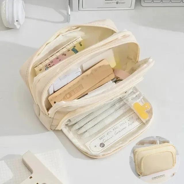 Only-Bags.Store Schmutzsicheres grosses Fassungsvermögen Bleistifttasche Ästhetische Schulmäppchen