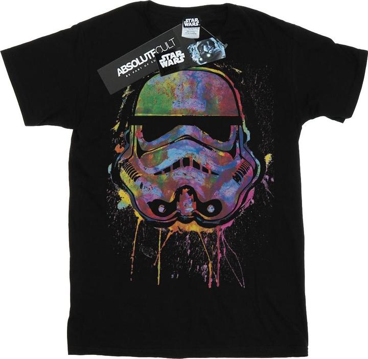 Immagine prodotto Star Wars Stormtrooper Paint Splats Maglietta Ragazze (152, 158)