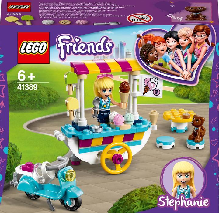 Image du produit LEGO Le chariot à glace mobile de Stéphanie (41389, LEGO Friends)