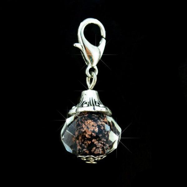 Produktbild Hermex Charm Anhänger für Thomas Sabo / Pandora Armband - Schwarz (Edelstahl)