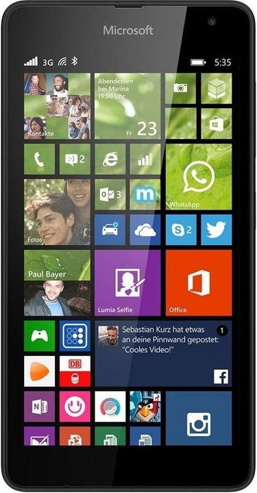 Microsoft Lumia 535 (8 Go, Noir, 5", 5 Mpx, 3G)