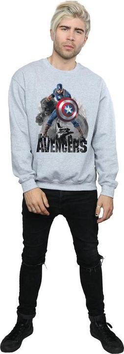 Immagine prodotto Captain America Action Pose Felpa Uomo (XL)