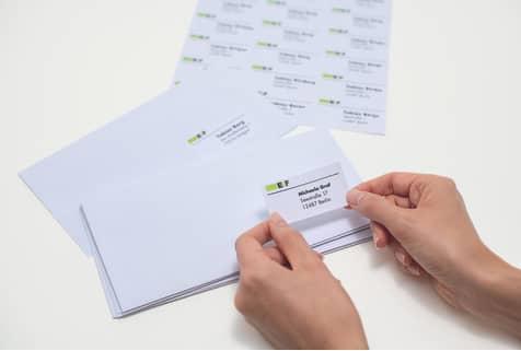 Actual product image HERMA Removable address labels A4