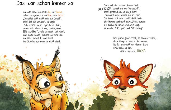 Image du produit Fuchs und Luchs - Freundschaft mit Schluckauf (Allemand, Susanne Weber, Stefanie Reich, 2022)