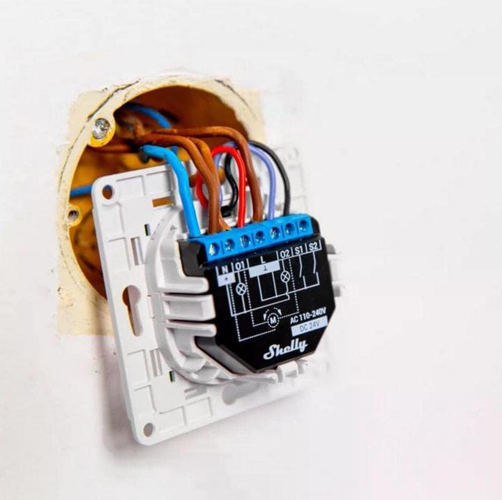 Actual product image Shelly WLAN switching actuator Plus 2PM WiFi switch, 4 pieces (Switch actuator)