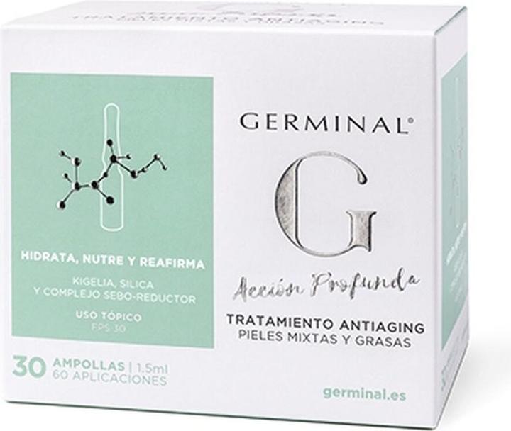 Produktbild Germinal 30 Ampollas Accion Profunda Tratamiento Antiaging Pieles (45 ml)
