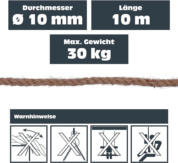 Immagine prodotto Helpmate Hanfseil (10 m)