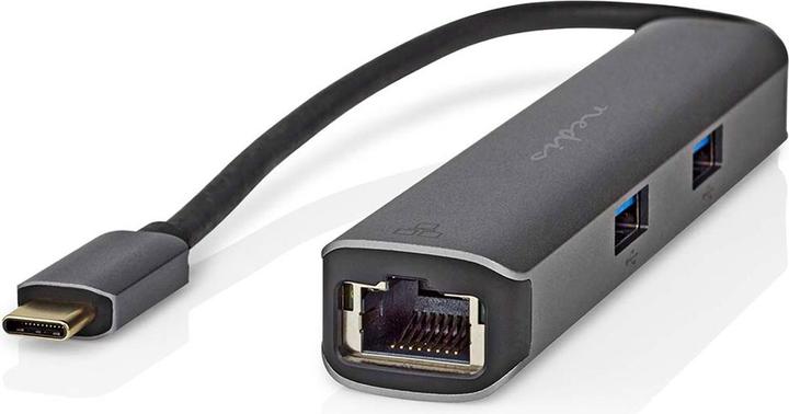 Nedis USB Multi-Port Adapter USB 3.2 Gen 1, USB-C™ Male, HDMI™ Female, RJ45 Female, 3x USB-A Female (USB-C, 5 Ports)