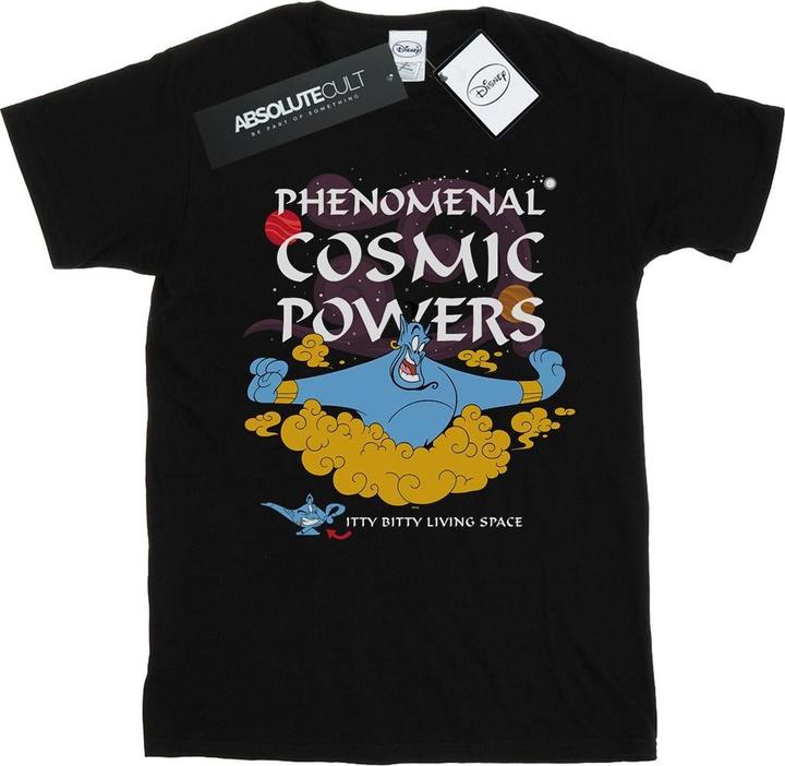 Actual product image Disney Womens/Ladies Aladdin Genie Phenomenal Cosmic Powers Cotton Boyfriend T-Shirt (L)
