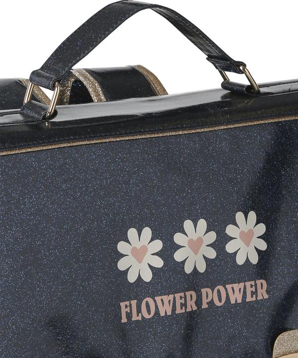 Actual product image Vertbaudet Girls' satchel & pencil case FLOWER POWER