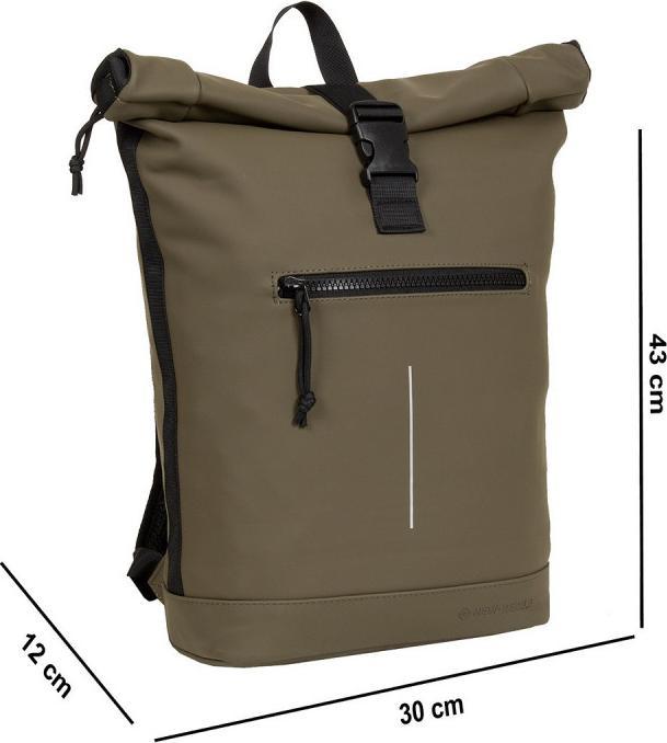 Image du produit New Rebels Mart - New York Rolltop Backpack 16L Olive (16 l)