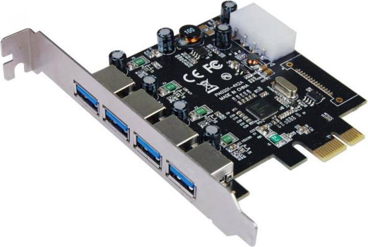 Produktbild Longshine LCS-6380-4 - USB-Adapter - PCIe 2.0