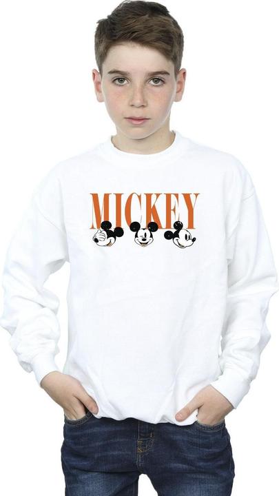 Actual product image Disney Boys Mickey Mouse Faces Sweatshirt (116)