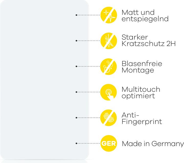 Produktbild upscreen Reflection Shield Displayschutz Matt (1 Stück, Galaxy Tab S6)