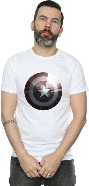 Immagine prodotto Maglietta Uomo Captain America Shield Shiny (M)