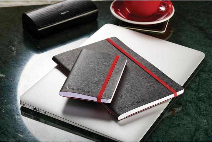 Image du produit Oxford Black n'Red Business Journal (B5, À rayures, Couverture souple)
