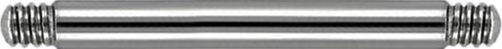 Produktbild Star Piercing Micro Barbell-Stab silber (ohne Messing, Titan G23)