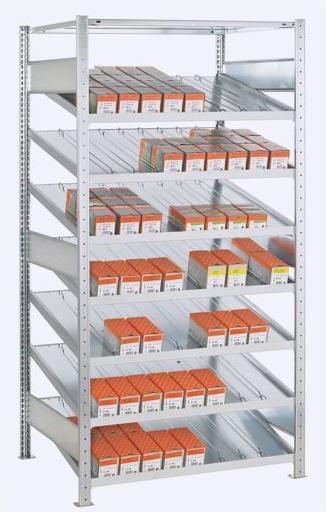 Actual product image Schulte Lagertechnik Kanban basic shelf MULTIplus150