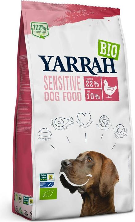 Image du produit Yarrah Croquettes BIO Sensitive Adult poulet & riz, 2 kg (Adulte, 1 pcs, 2000 g)