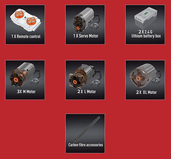 Actual product image Mould King Fire engine