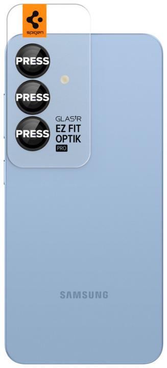 Actual product image Spigen Samsung Galaxy S25 Glas.tR EZ Fit Optik Pro HD Lens protector, 2-pack (2 Piece, Samsung Galaxy S25)