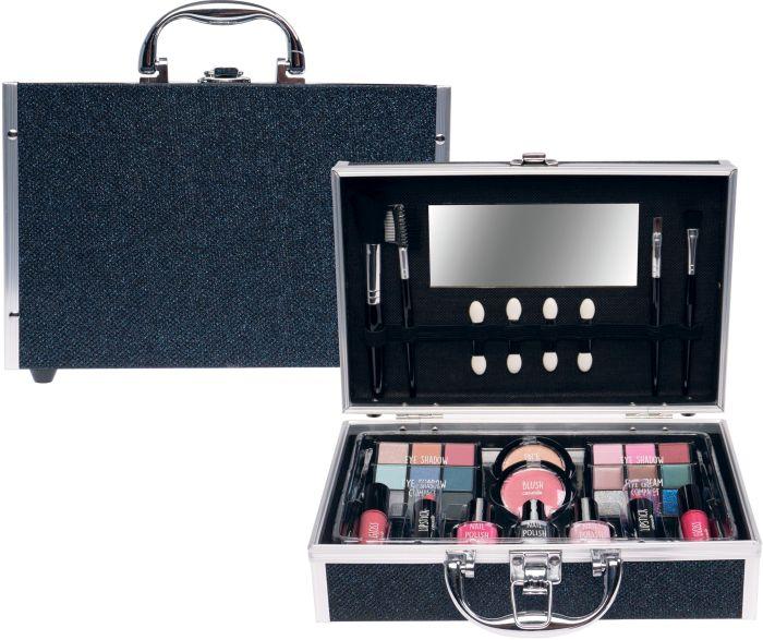 Produktbild Treffina Casuelle Alu Case Schwarz Glitter