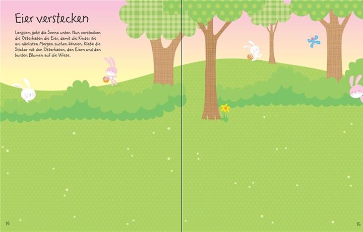 Actual product image My Sticker Book: Easter (1 x, 30 x 23 cm)