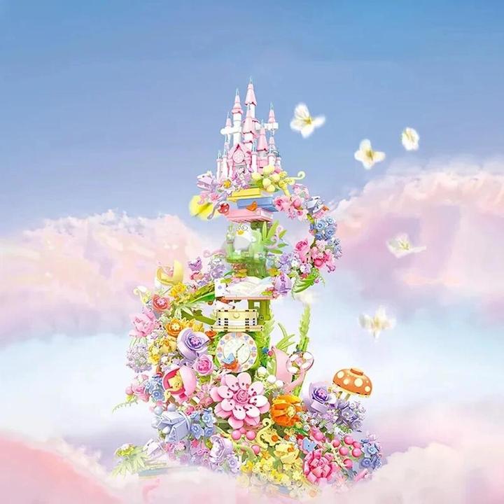 Produktbild Sembo 611072 - Fantasie Blumenschloss (3060 Teile)