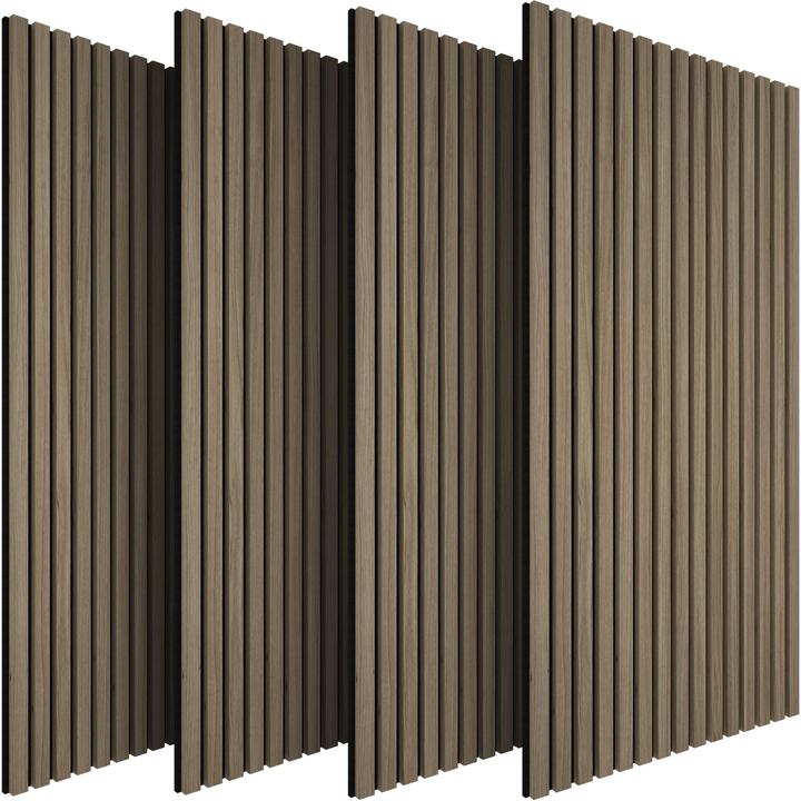 Produktbild tectake Set Akustikpaneele Sonic Wall Holzoptik (4 Stk.)