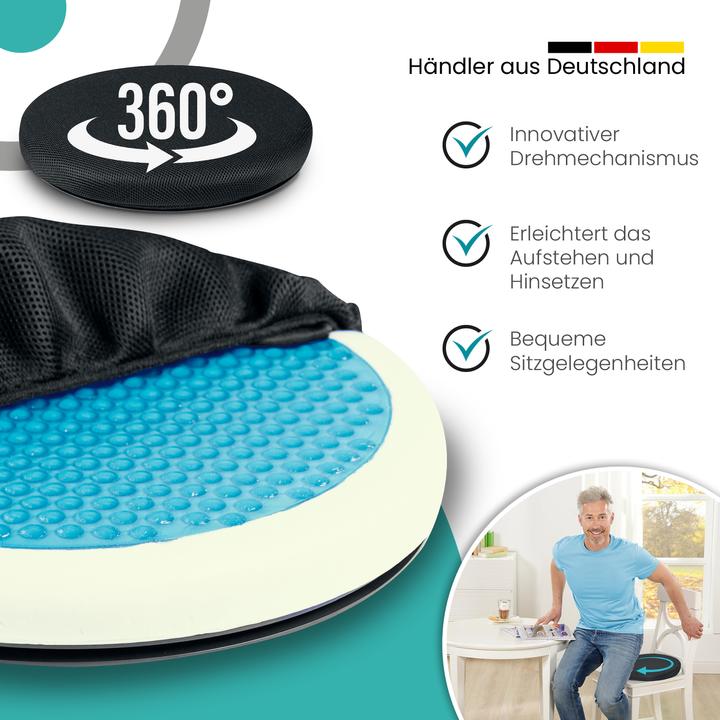 Immagine prodotto Aktivshop Cuscino girevole ortopedico in gel