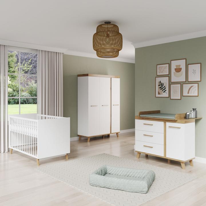 Immagine prodotto Roba Set di camerette per bambini Smile (Culla, Fasciatoio)