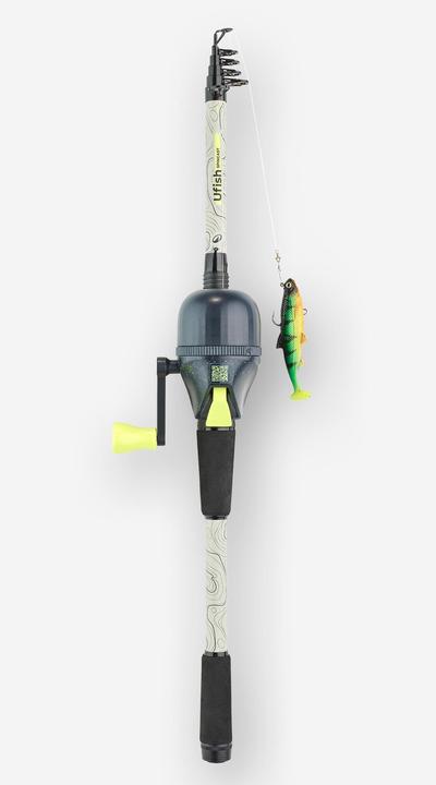 Caperlan Angelset Ufish Spincast für Einsteiger (Castingrute, 180 cm)