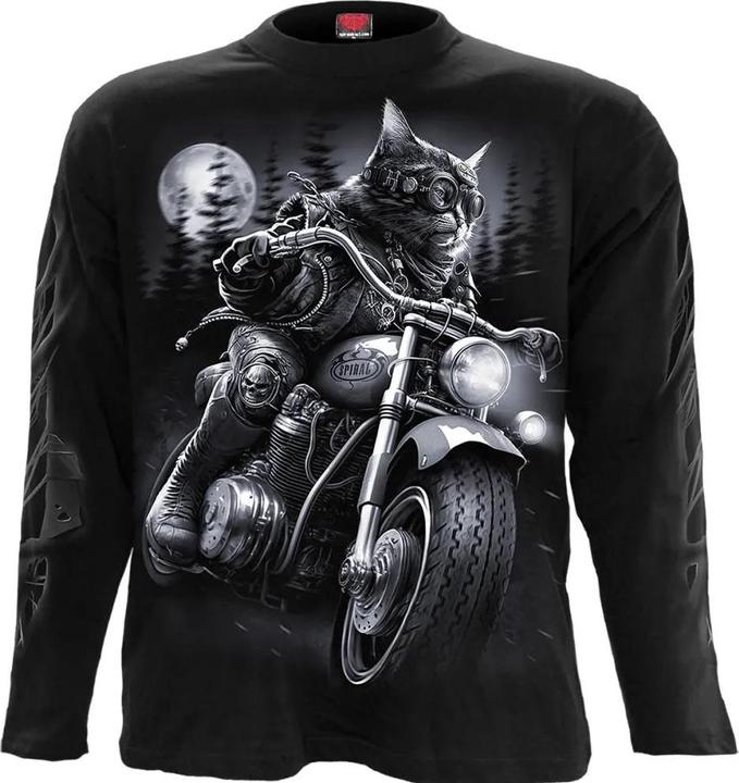 Spiral Nine Lives TShirt Langärmlig